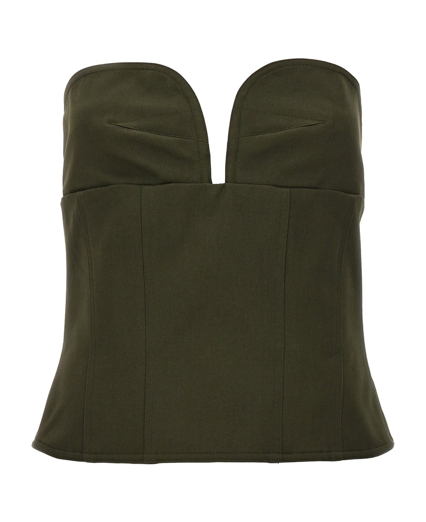 Max Mara 'cacao' Bustier トップス