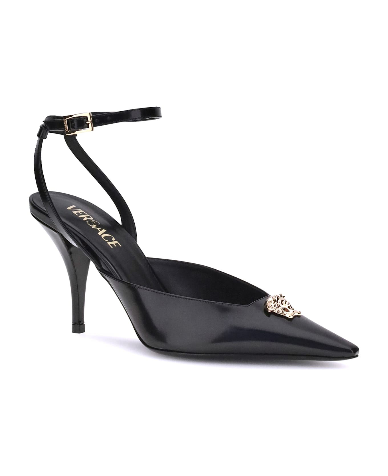 Versace Medusa Décolleté - Black ハイヒール