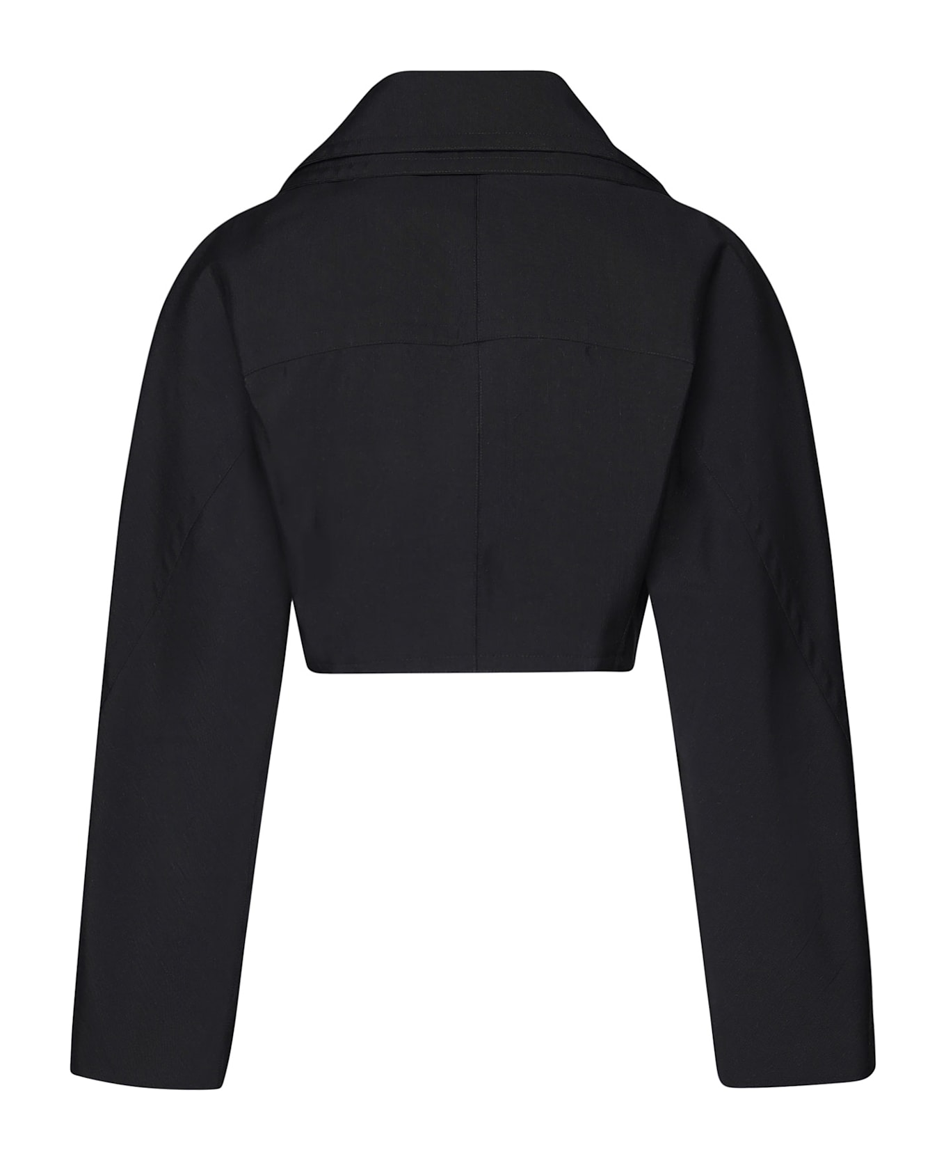 Alaia Short Black Caban Jacket - Black