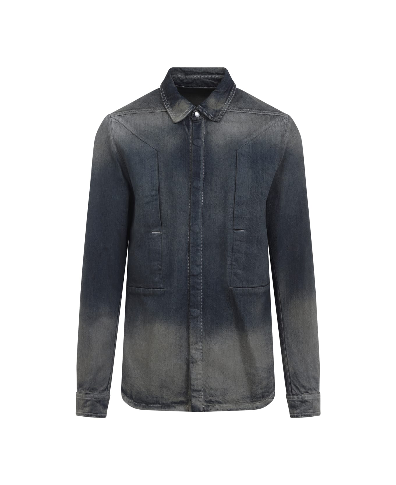 Rick Owens Fogpocket Outershirt - D Dark Dust