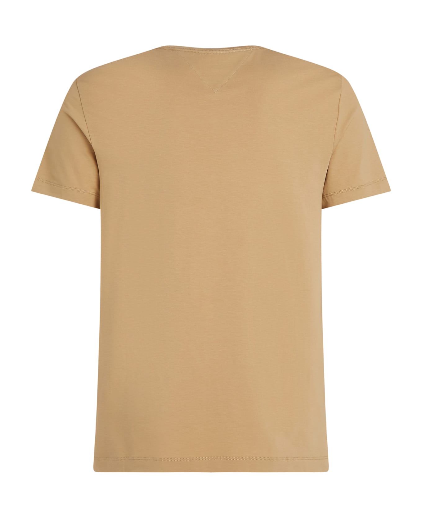 Tommy Hilfiger Khaki T-shirt With Mini Logo - CLASSIC KHAKI