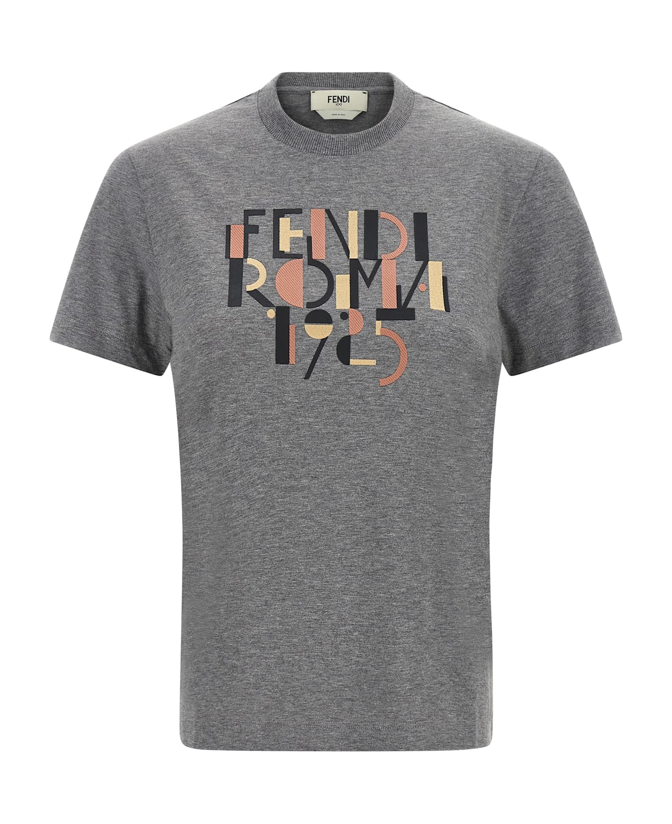 Fendi 
fendi Roma 1925
 T-shirt - Grey