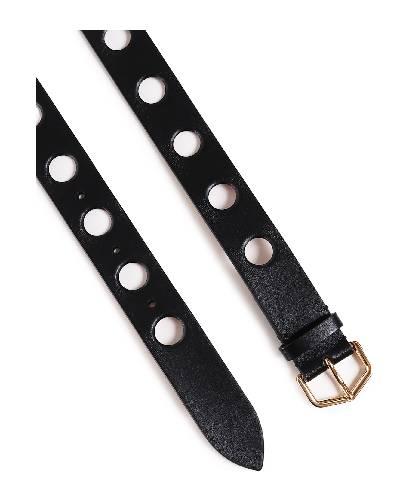 Alaia Neo Vienne Belt In Calfskin - Black