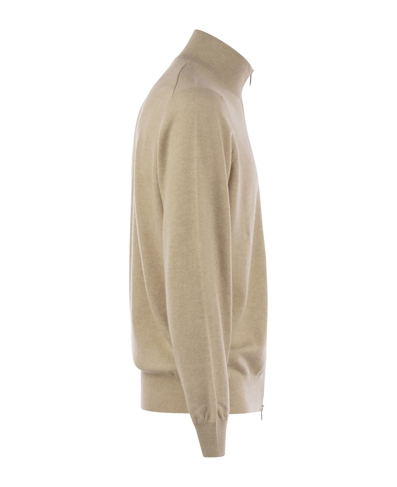 Brunello Cucinelli Cardigan Zip Avena - Oat