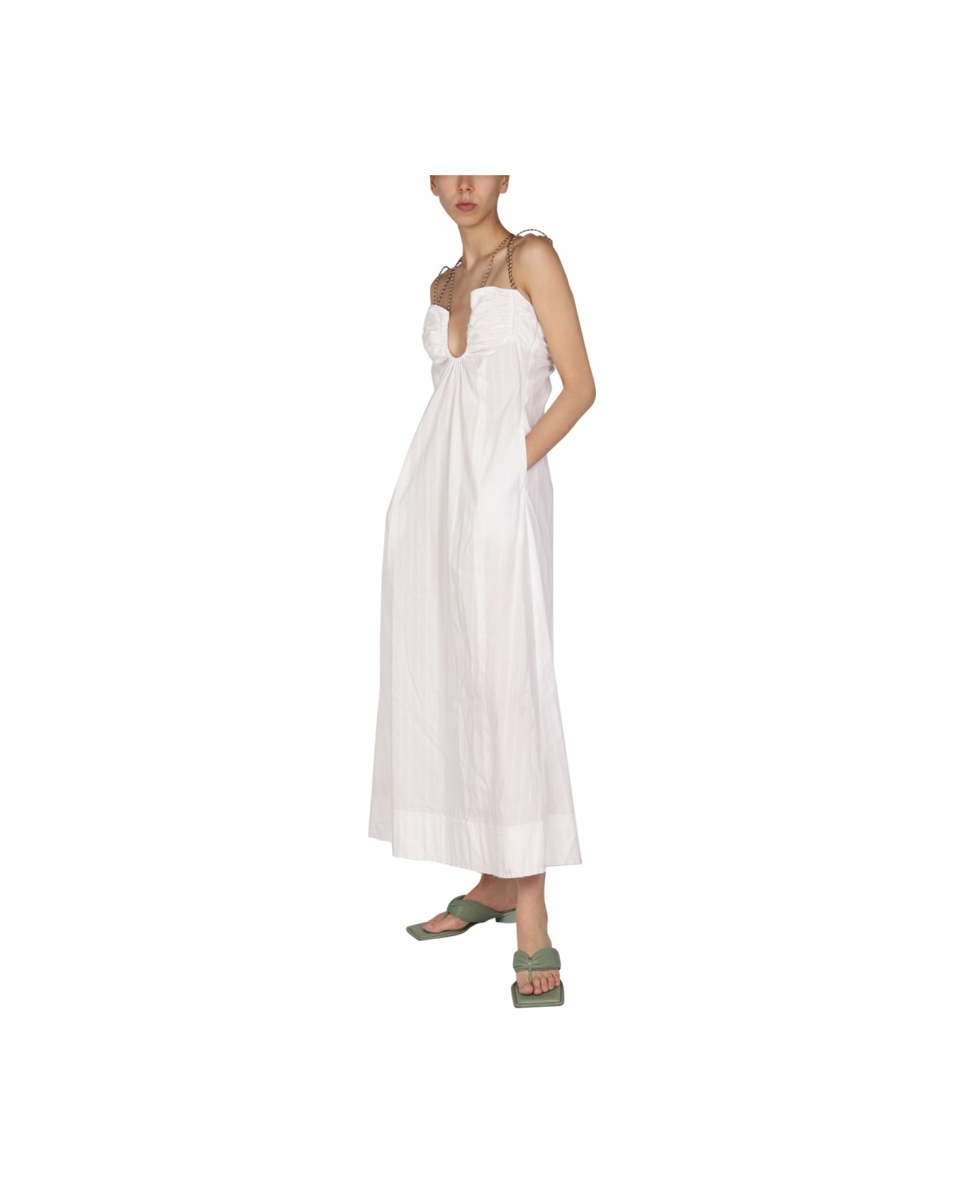 Miista Elia" Dress - WHITE ワンピース＆ドレス