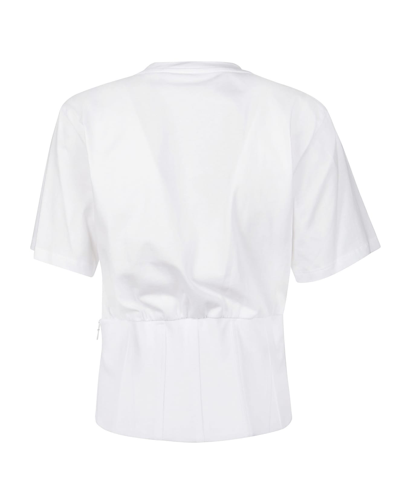 Federica Tosi Pannelled T-shirt - Bianco