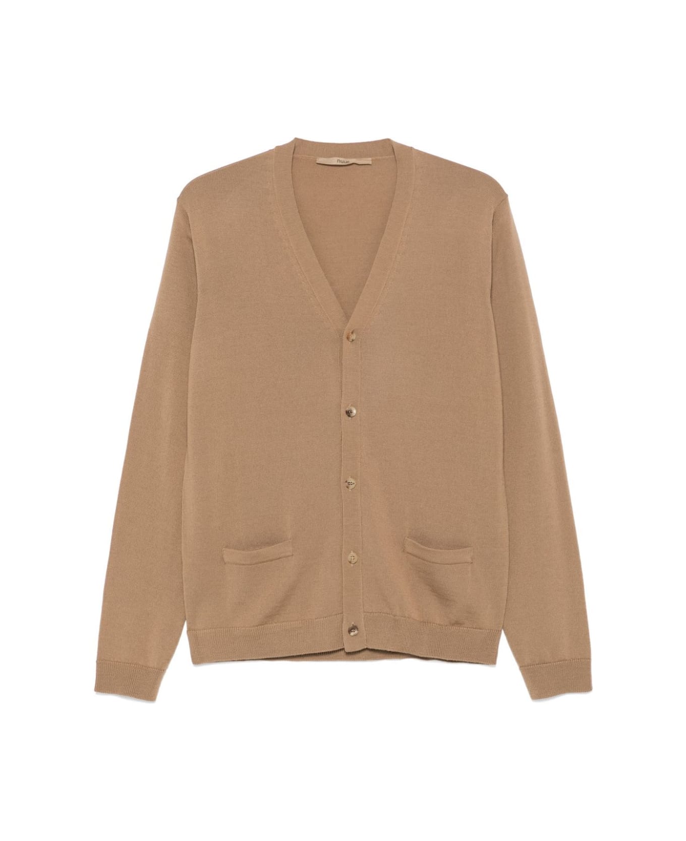 Nuur V-neck Cardigan - Camel