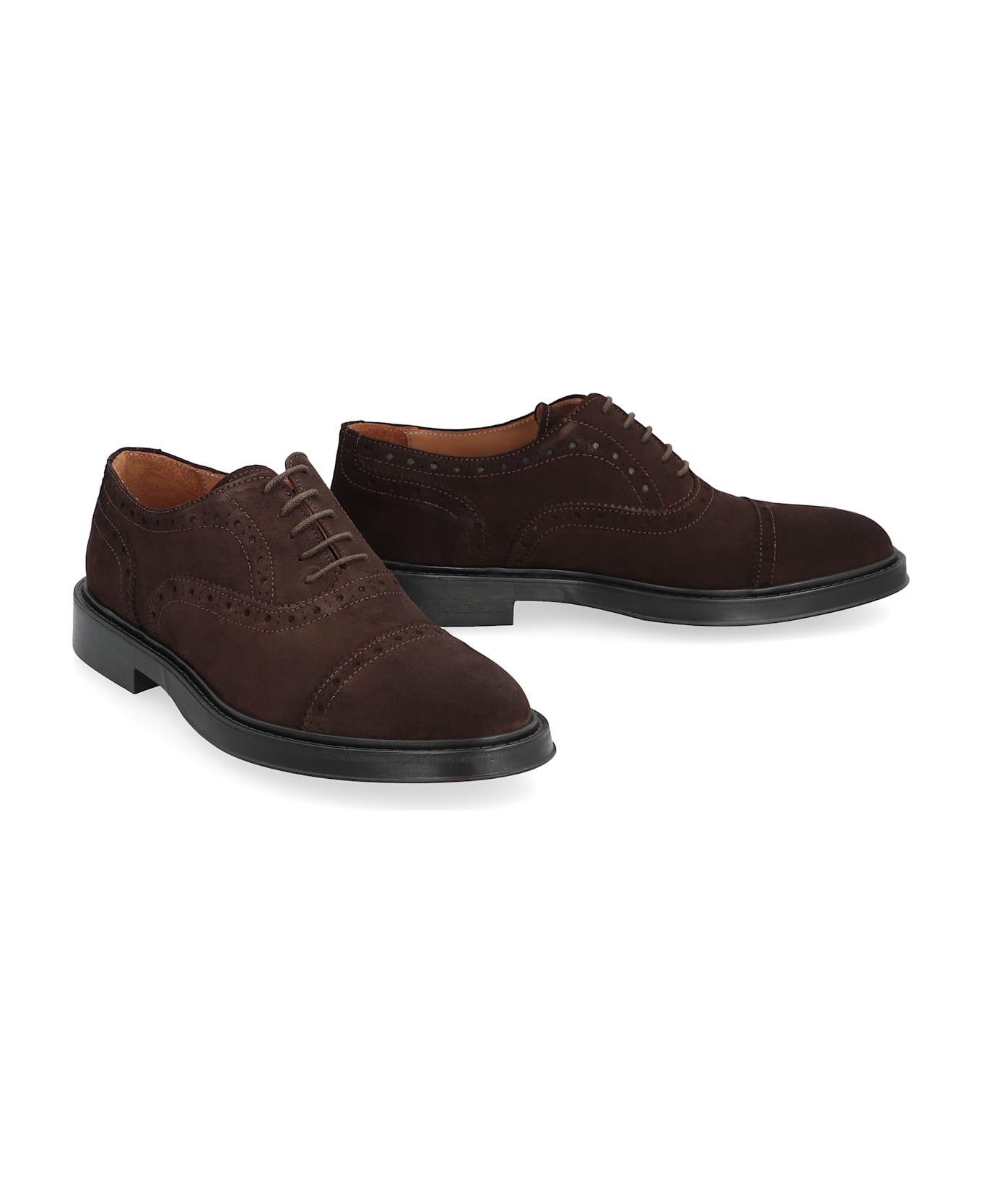 Bruno Magli Leather Lace-up Shoes - brown
