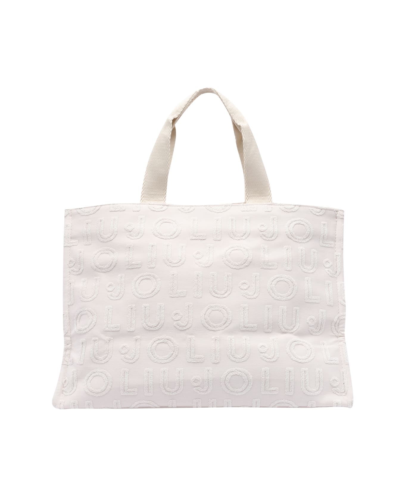 Liu-Jo Logo Tote Bag - White
