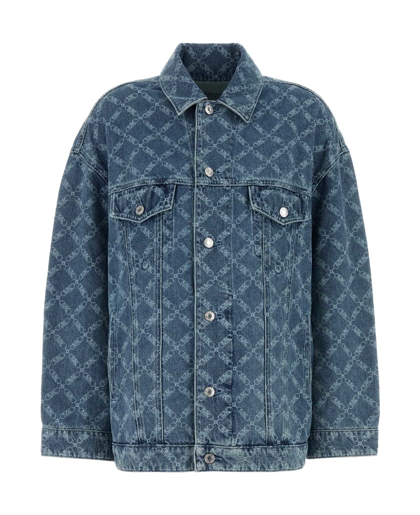 Michael Kors Printed Denim Jacket - UNIONWASH
