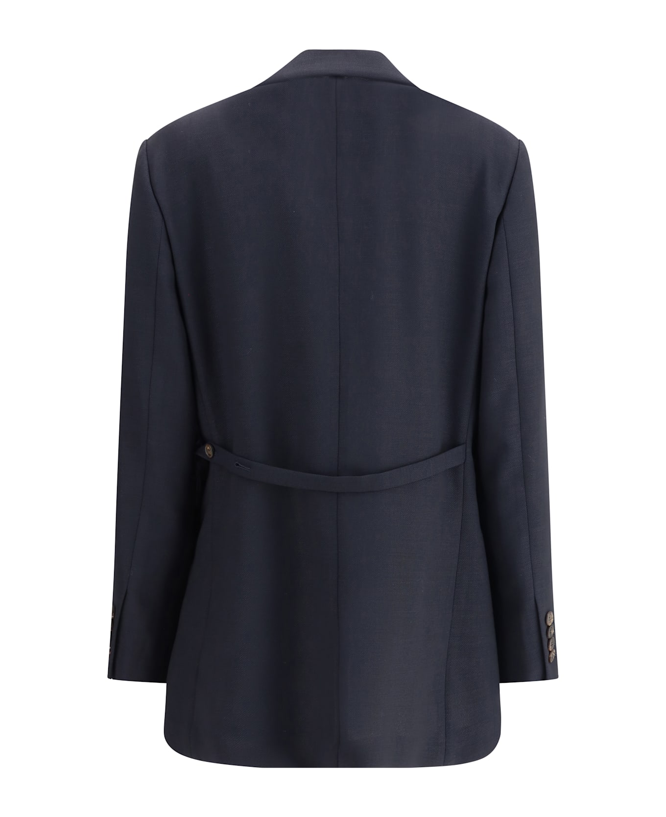 Brunello Cucinelli Virgin Wool Blazer - BLUE