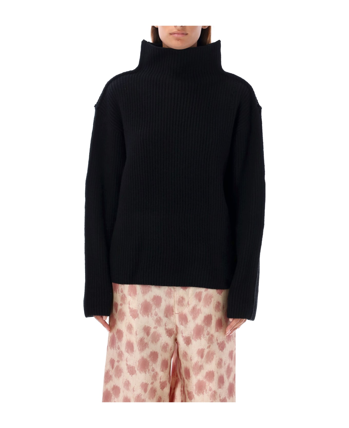 Marni High Neck Sweater - BLACK