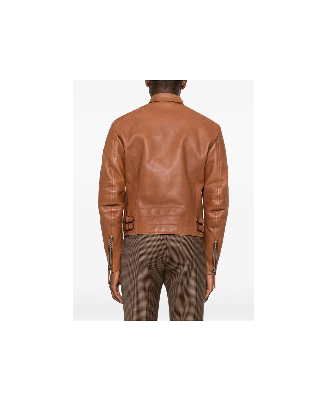 Tom Ford Leather Outerwear - BROWN
