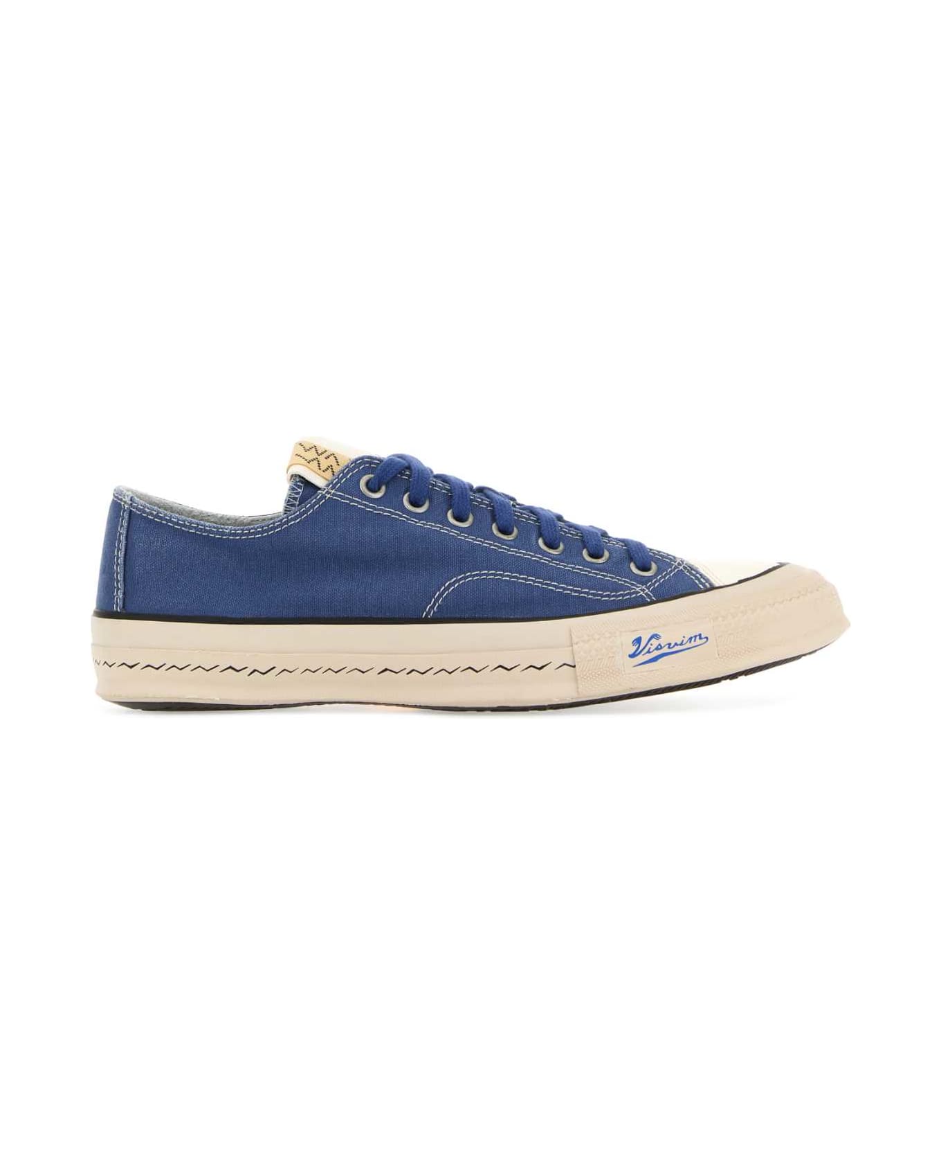Visvim Blue Canvas Skagway Sneakers - BLUE