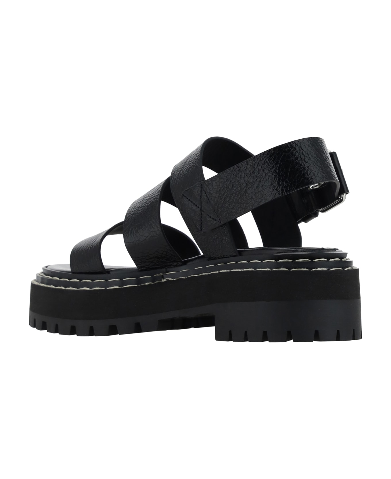 Proenza Schouler Lug Sandals - Black