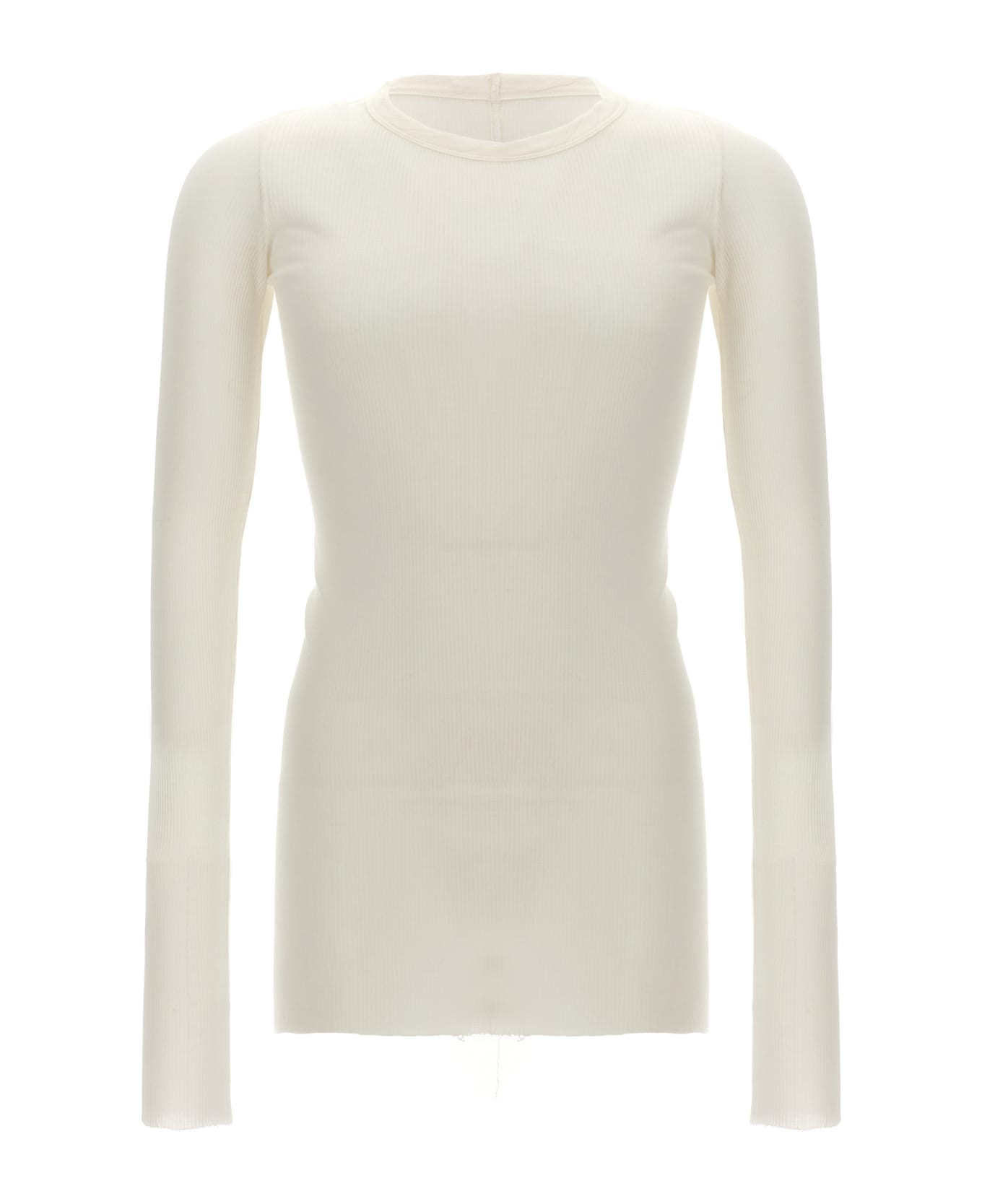 Rick Owens 
rib Ls T
 T-shirt - White