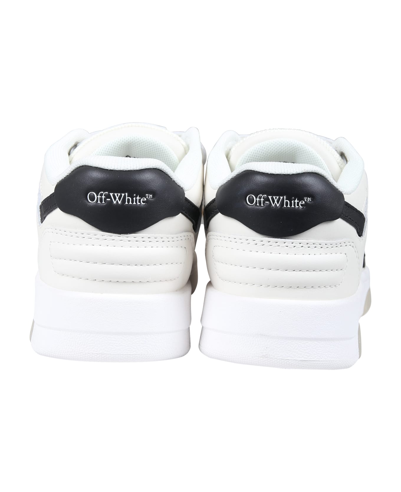 Off-White White Sneakers For Boy With Arrows - White