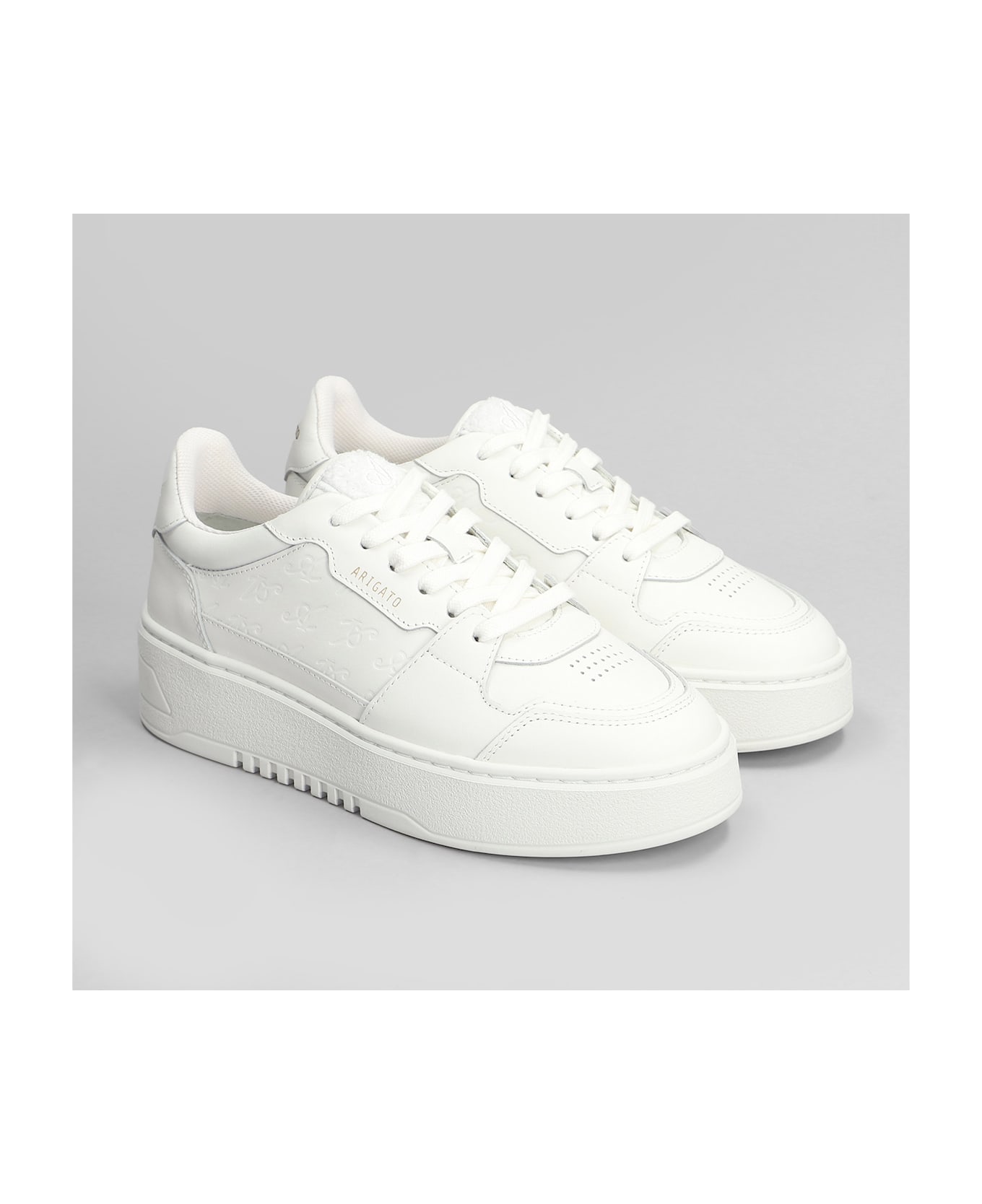 Axel Arigato Orbit Neo Sneakers In White Leather - white