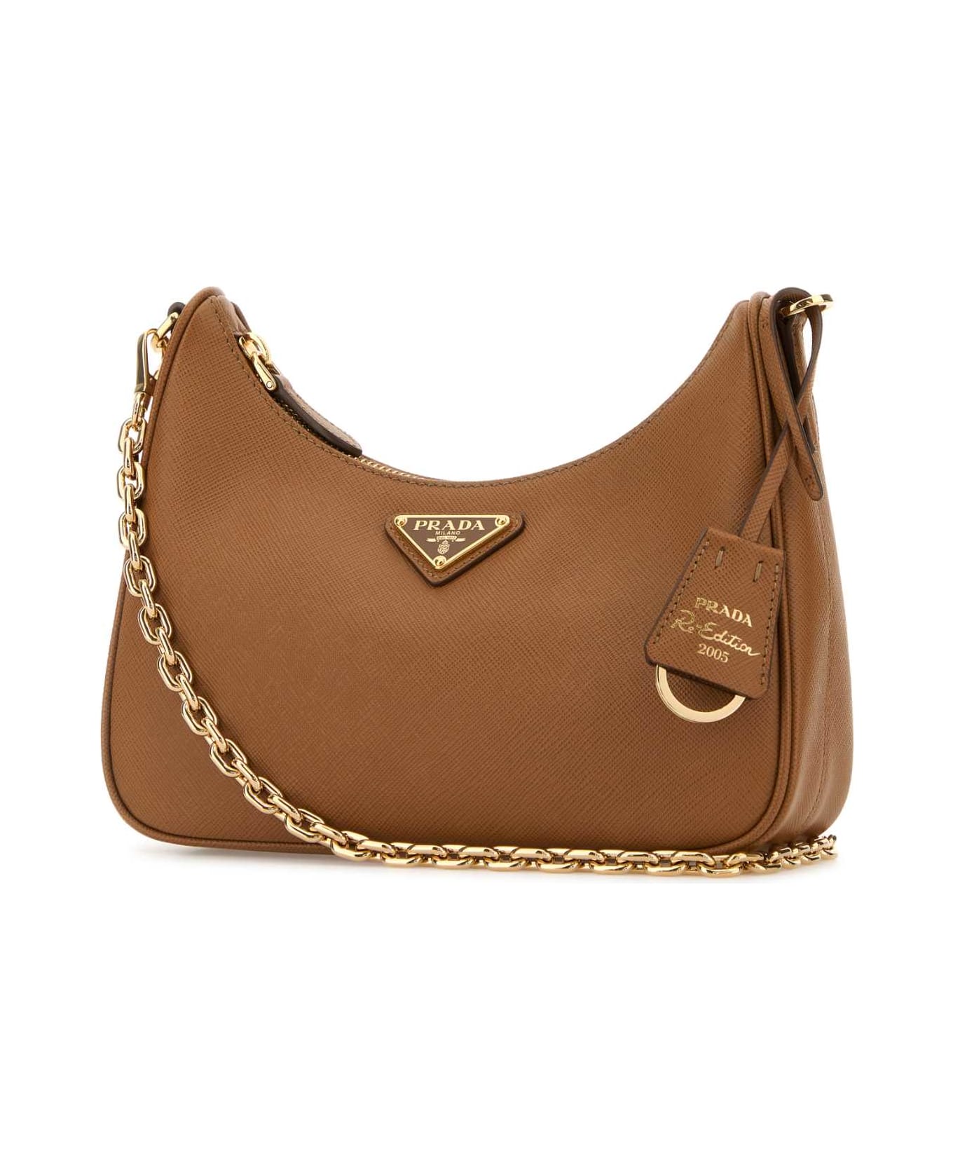 Prada Camel Leather Re-edition 2005 Shoulder Bag - CARAMEL01