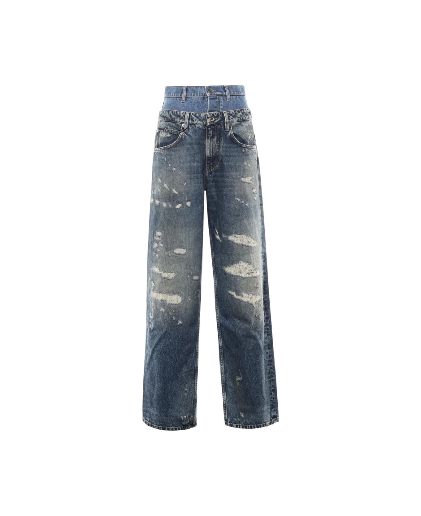 Dolce 
Gabbana Double Layer Denim Jeans - DENIM