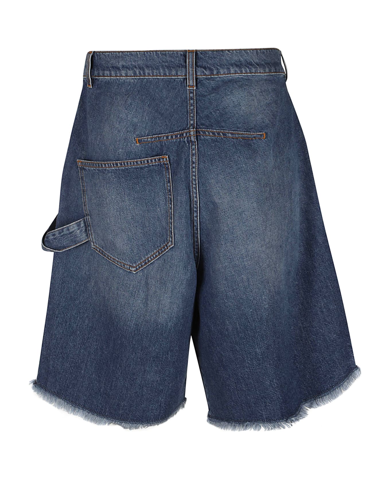 J.W. Anderson Twisted Workwear Shorts - Light Blue Denim