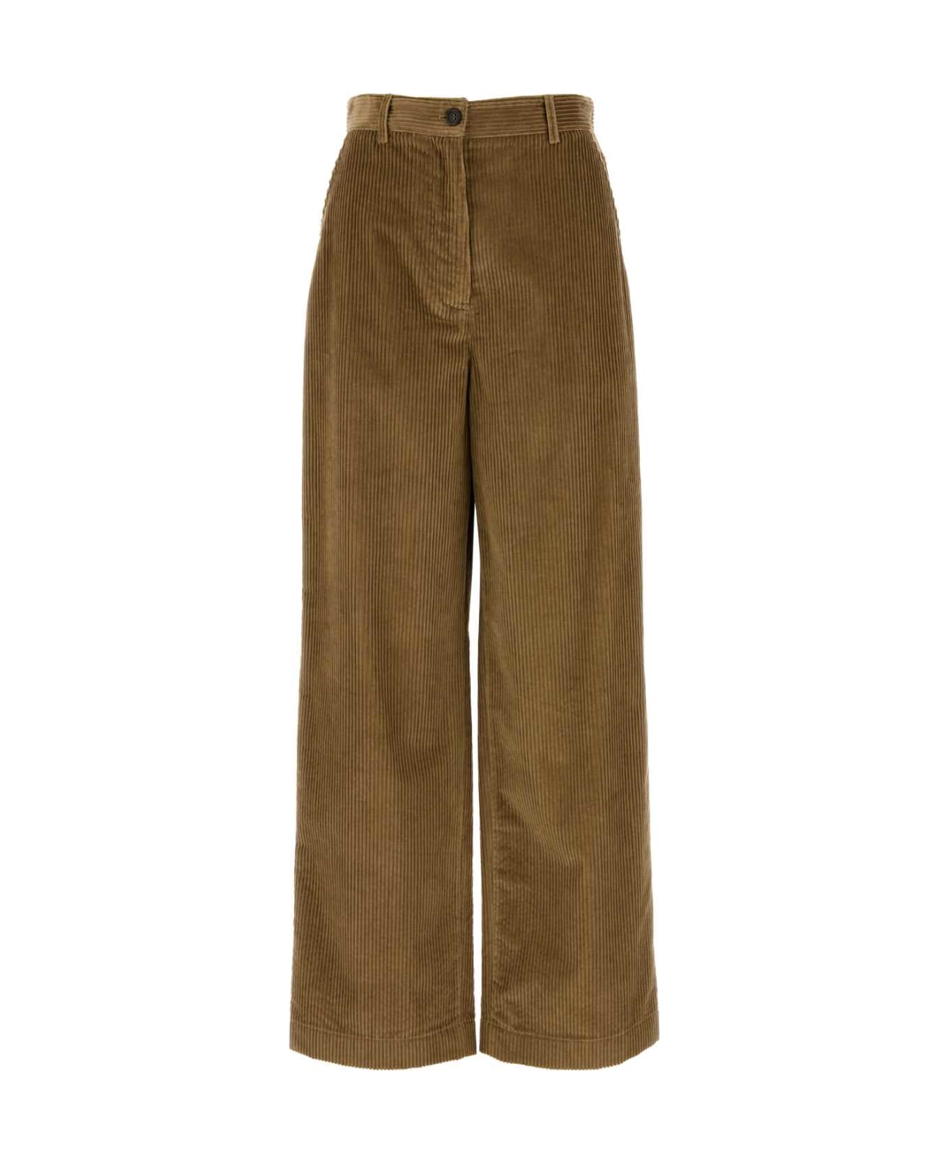 Miu Miu Camel Corduroy Pant - SUGHERO