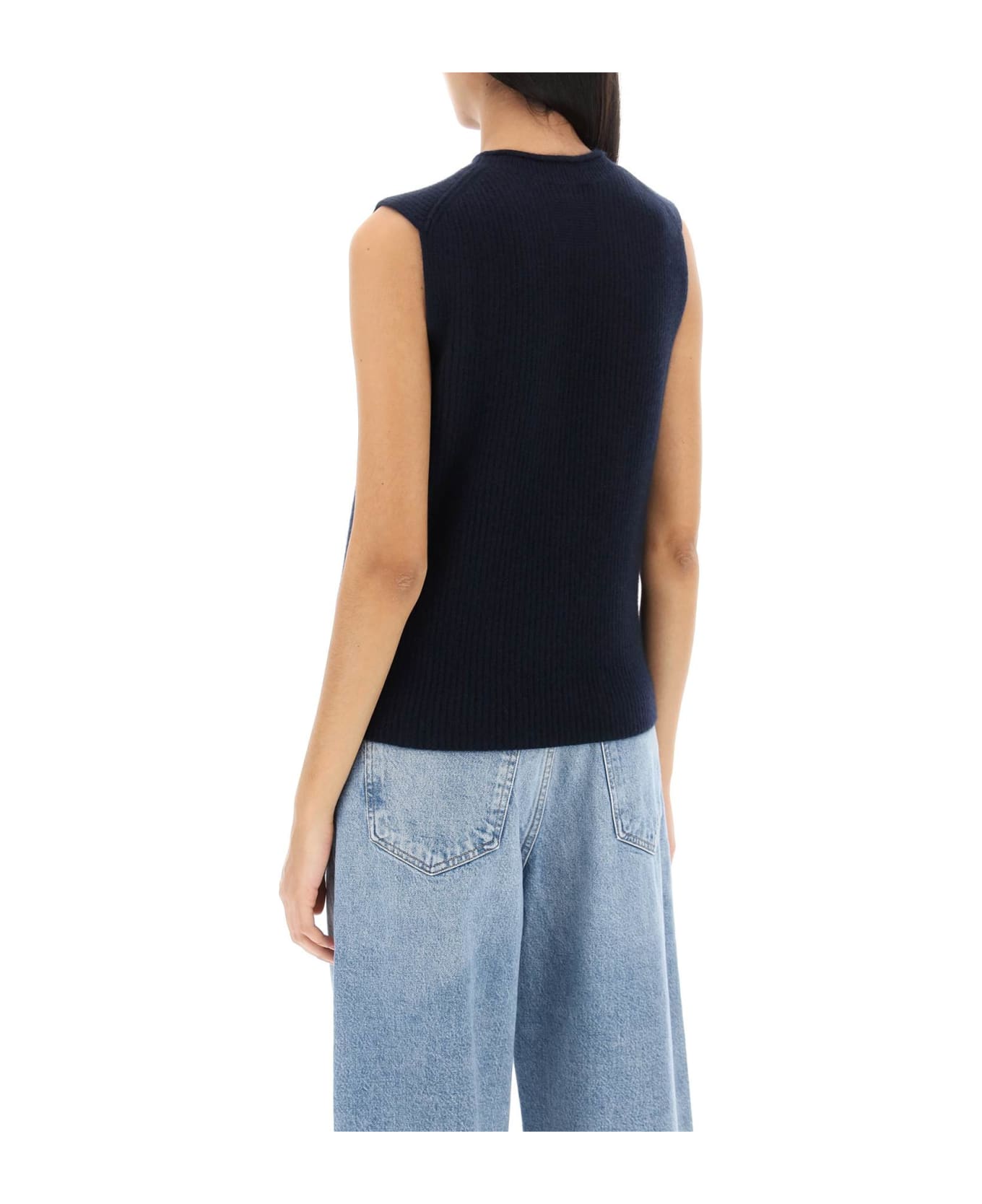 Guest in Residence Layer Up Cashmere Vest - MIDNIGHT (Blue) ベスト