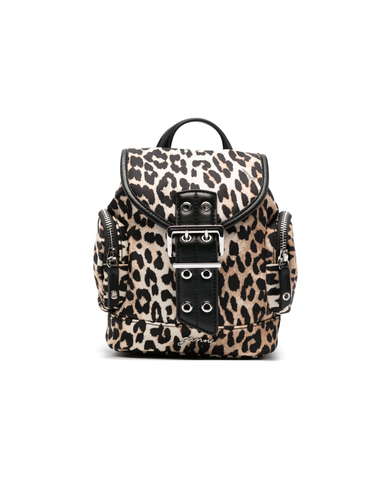 Ganni Bucky Nano Backpack - Brown