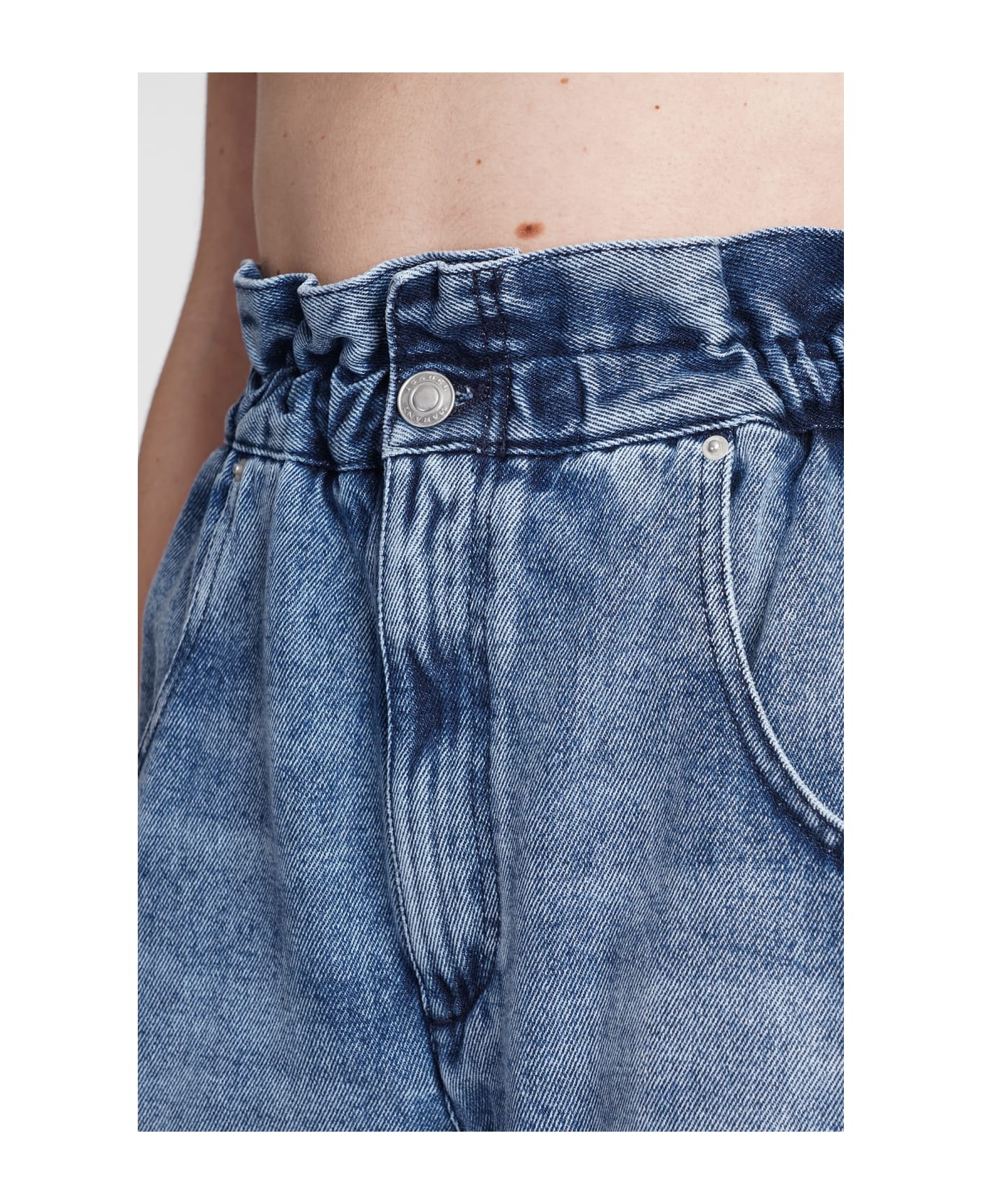 Marant Étoile Titea Denim Shorts - Light blue ショートパンツ