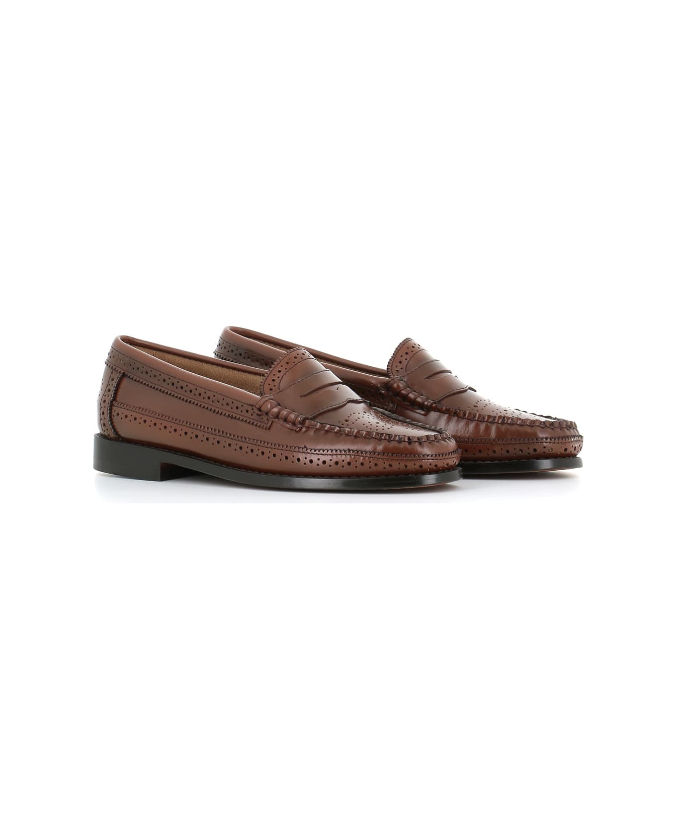 G.H.Bass & Co. Penny Brogues Loafer - Cognac