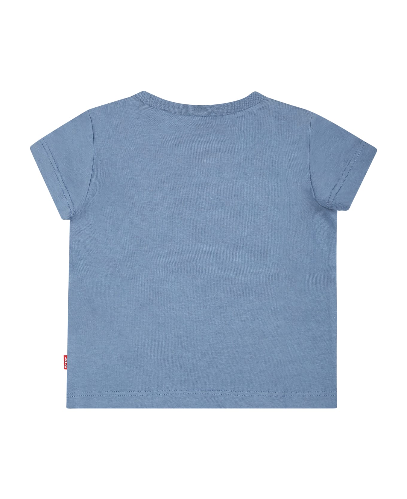 Levi's Blue T-shirt For Babykids With Logo - Light Blue