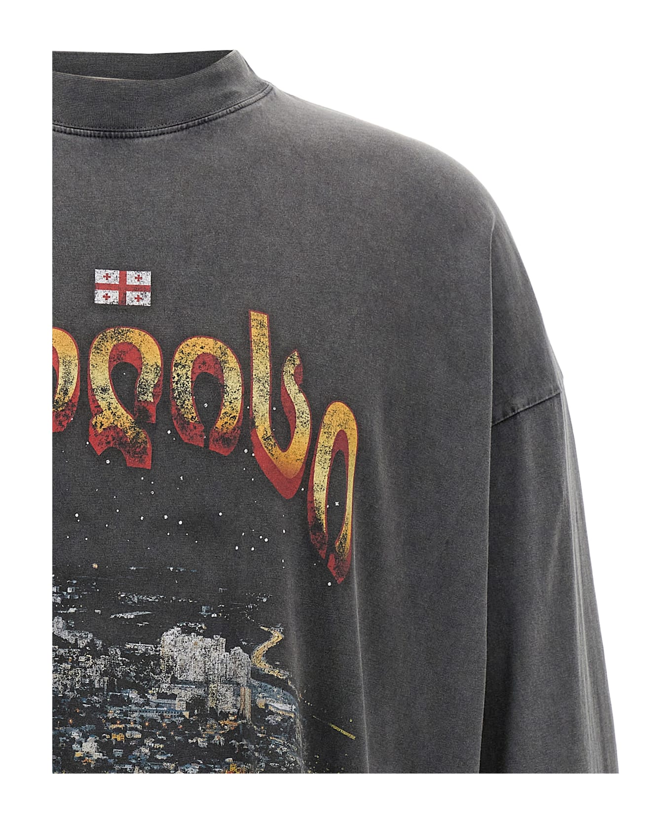 Balenciaga 
tbilisi
 T-shirt - SUPERFADEDWASHBLK