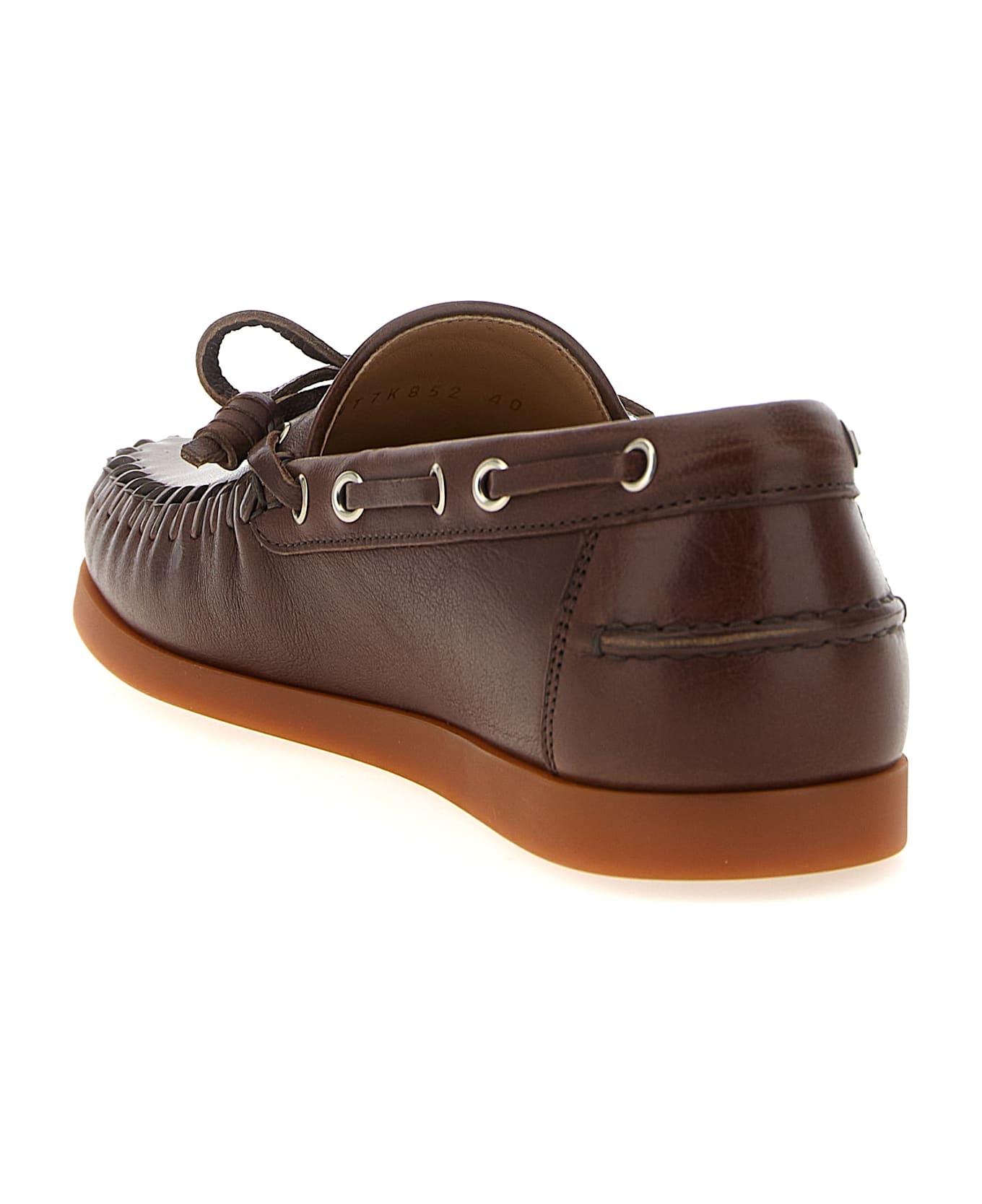 Valentino Garavani 
palm Avenue
 Boat Shoe - Brown