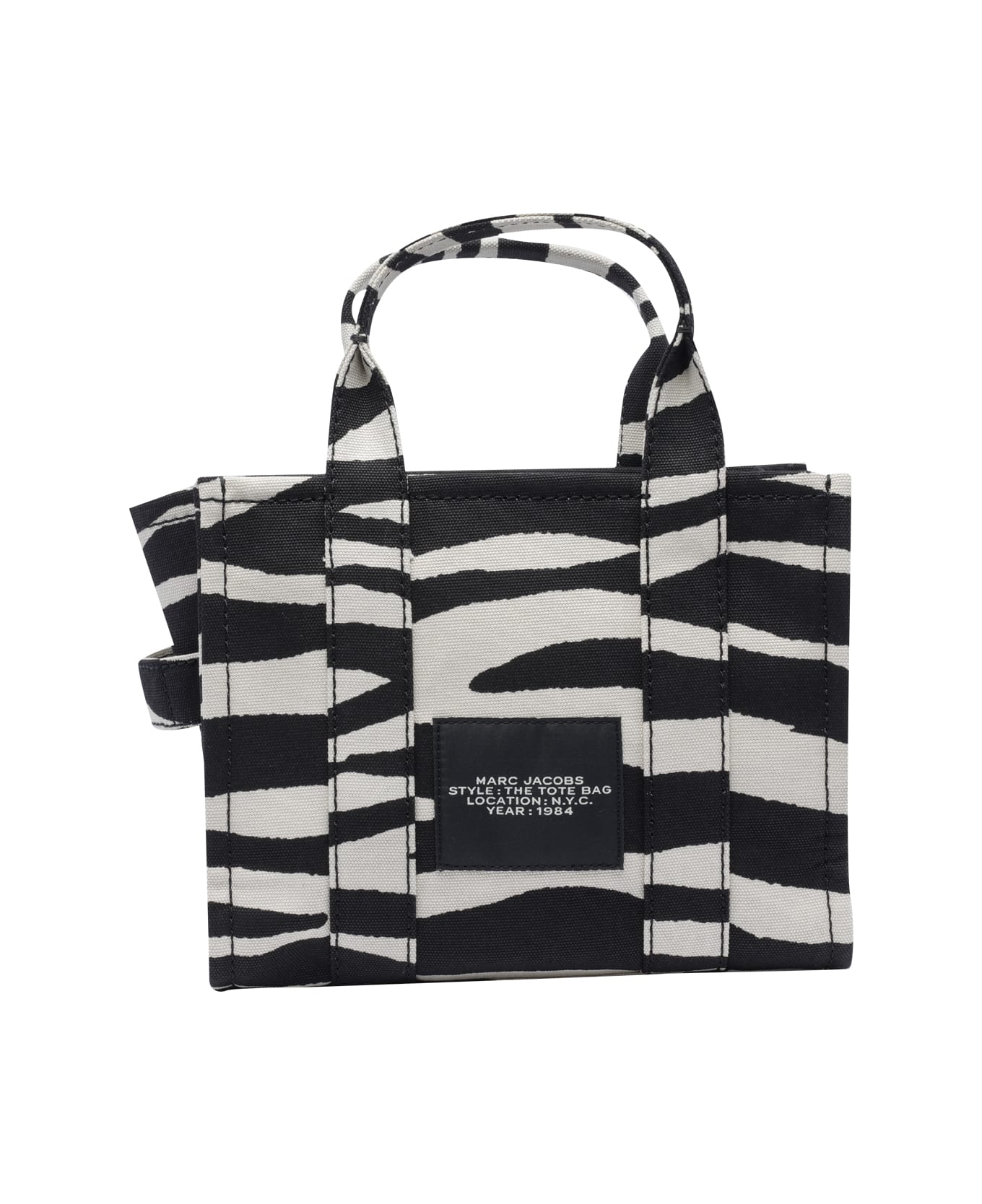 Marc Jacobs The Zebra Small Tote Bag - Nero e Bianco