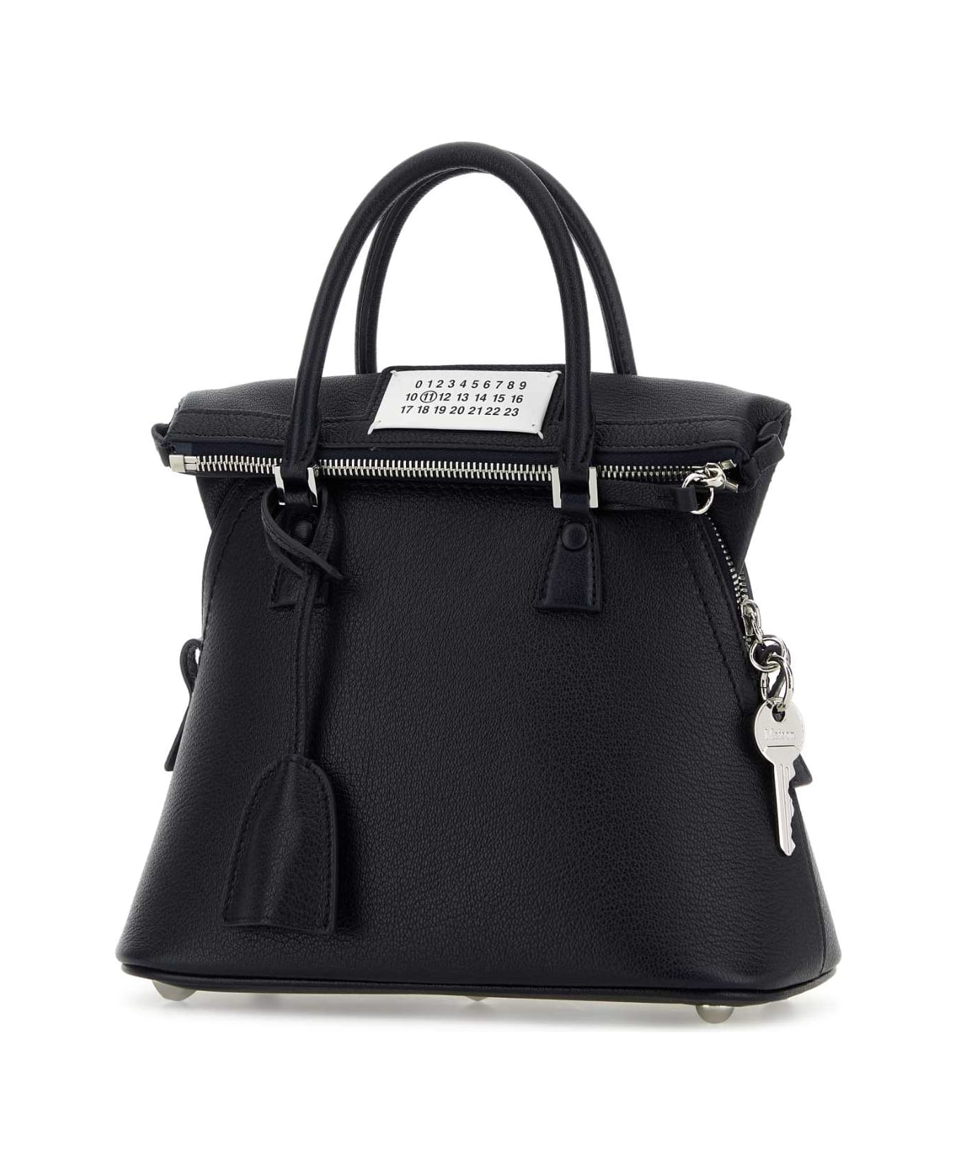 Maison Margiela Navy Blue Leather Mini 5ac Handbag - OUTRE-MER
