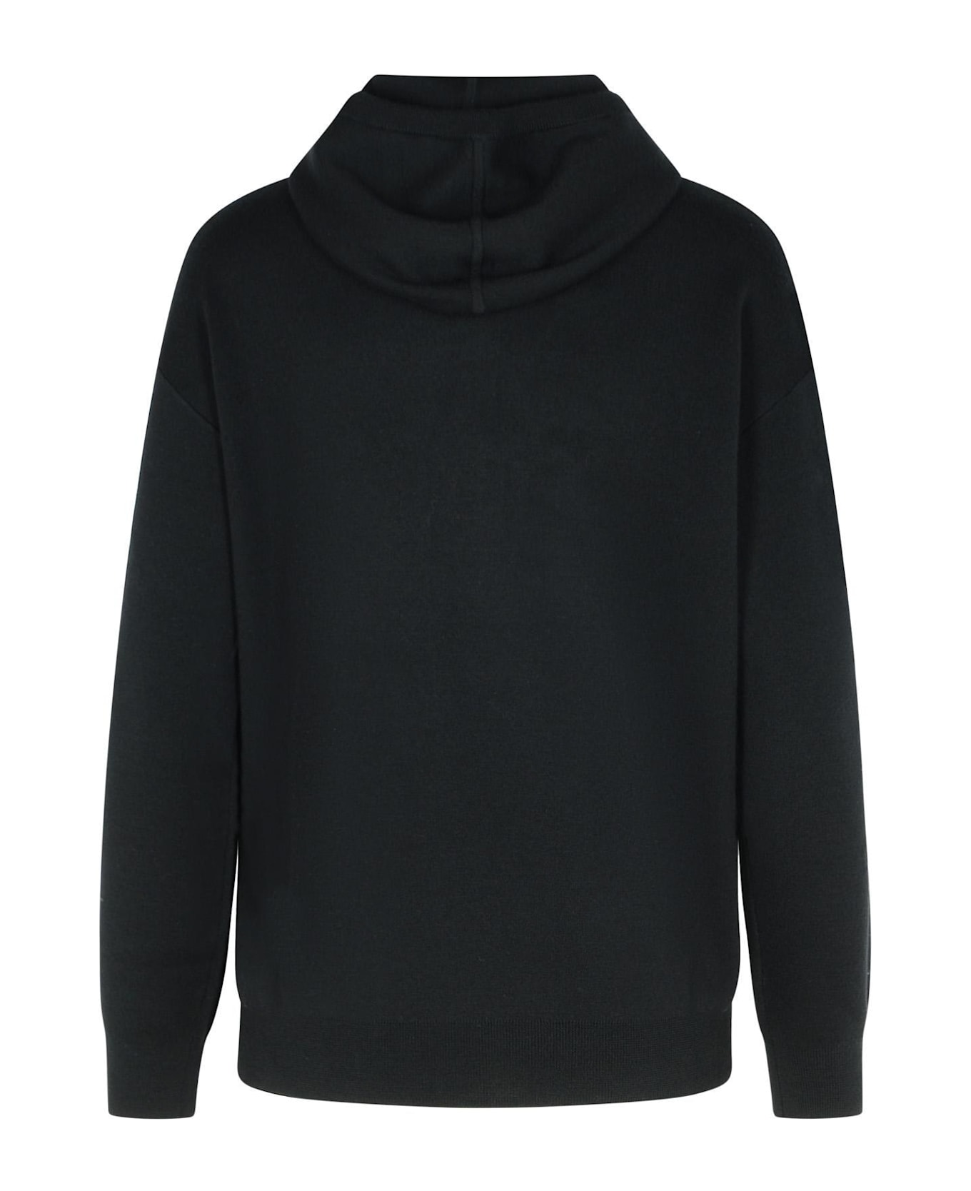 Max Mara Pamir Drawstring Long-sleeved Hoodie - Nero