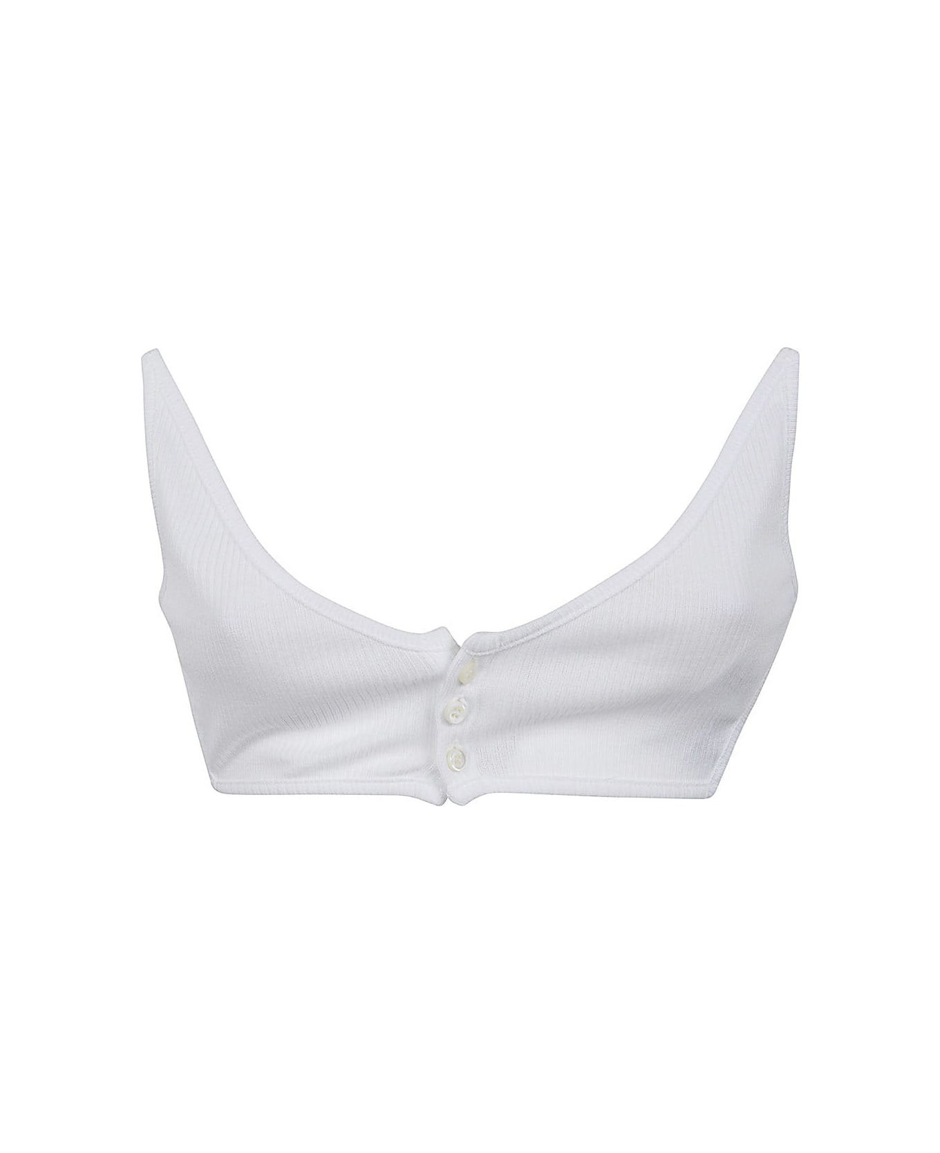 Y/Project Invisible Strap Bralette - Optic White