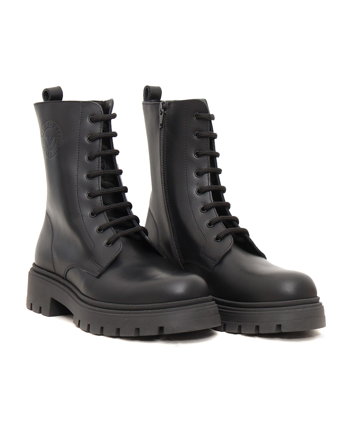 Emporio Armani Boot - BLACK