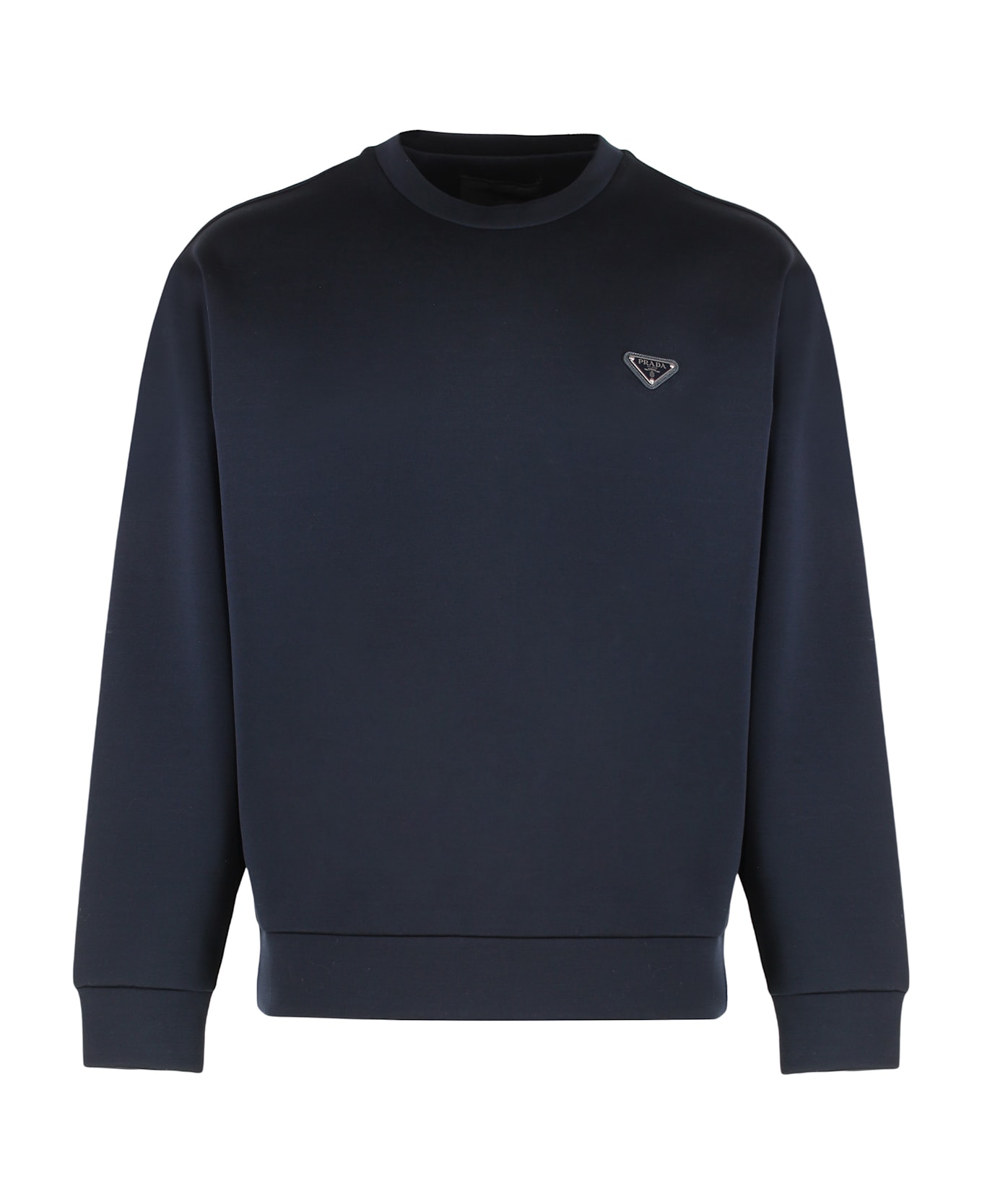 Prada Cotton Crew-neck Sweatshirt - blue