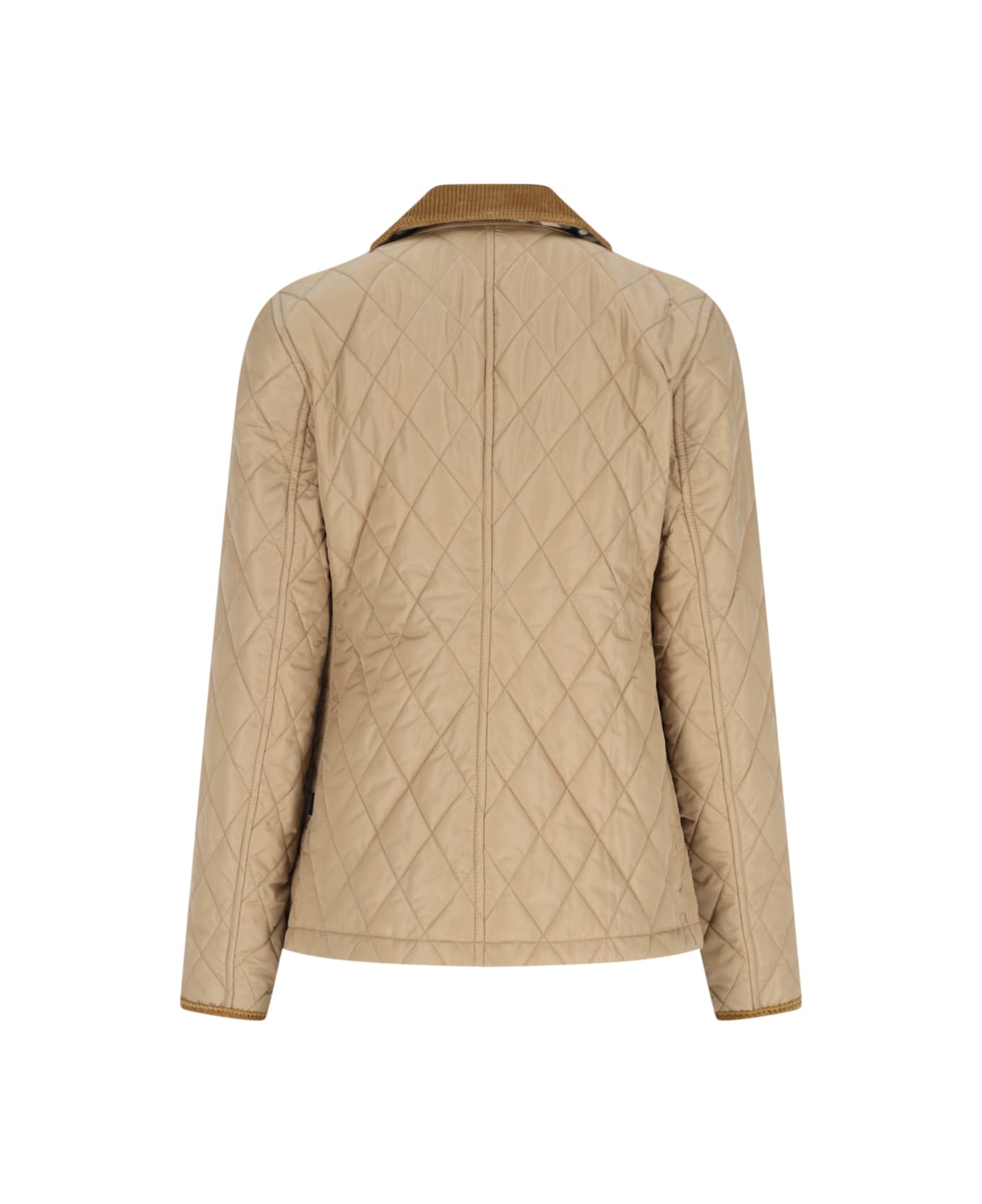Burberry Quilted Jacket - NEUTRALS