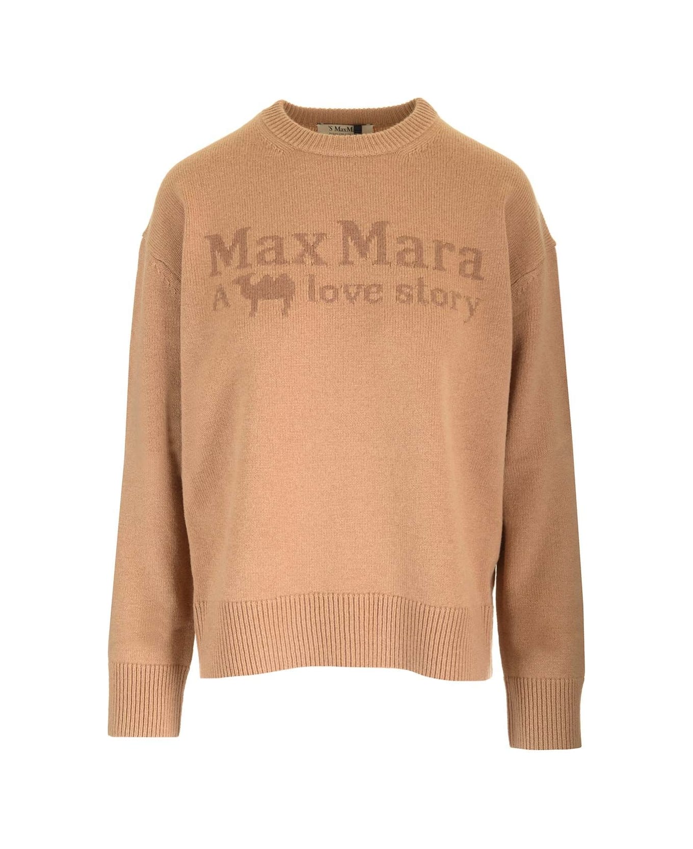 'S Max Mara 'veronica' Crew-neck Sweater - Brown