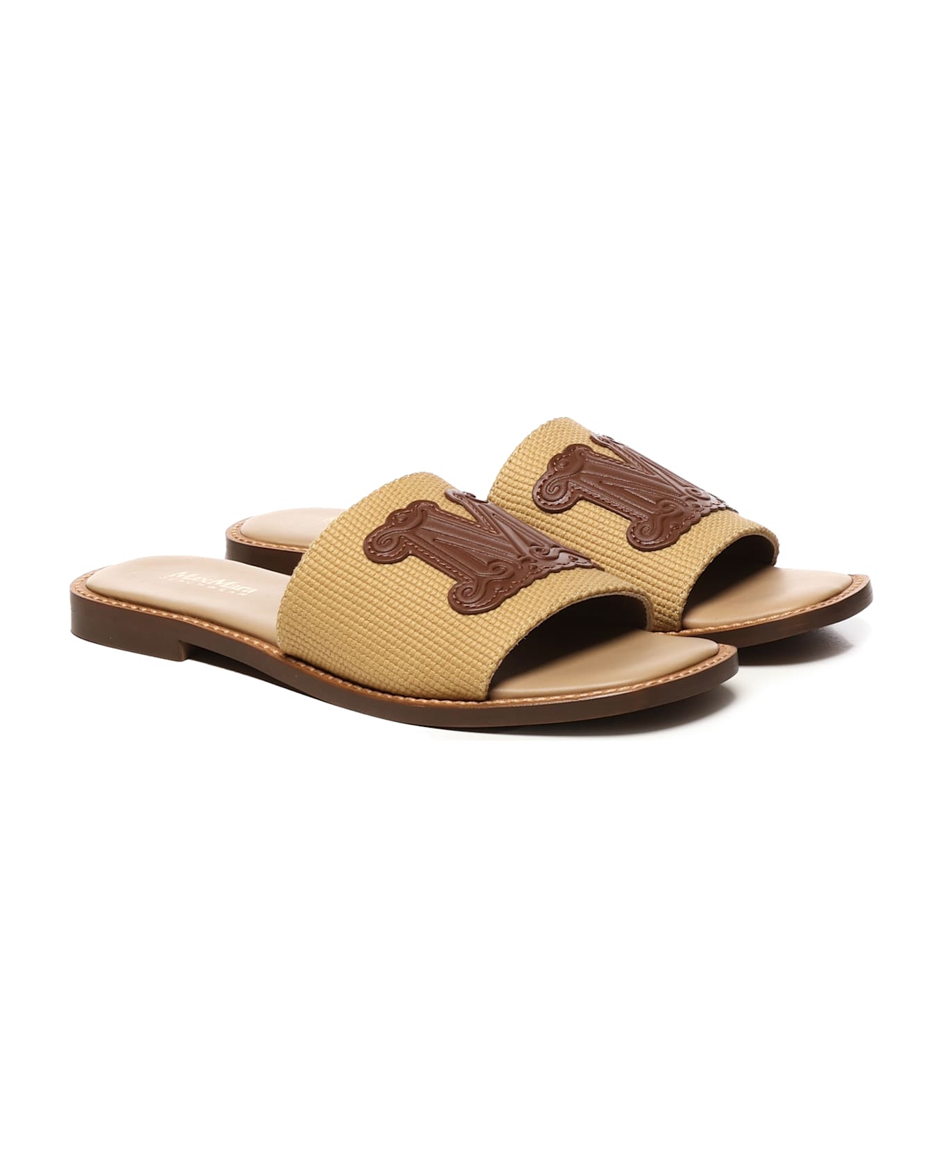 Max Mara " Gene " In Canvas - Camel
