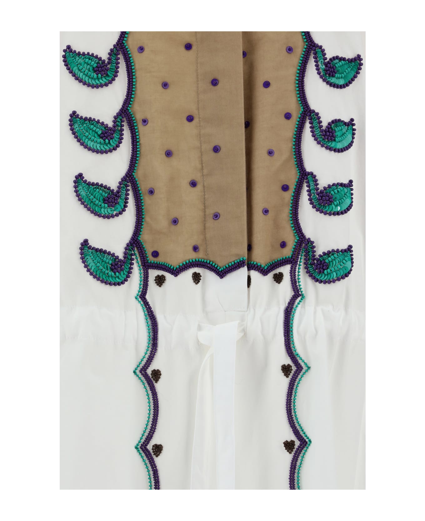 Valentino Emrodied Dress - Bianco/multicolor