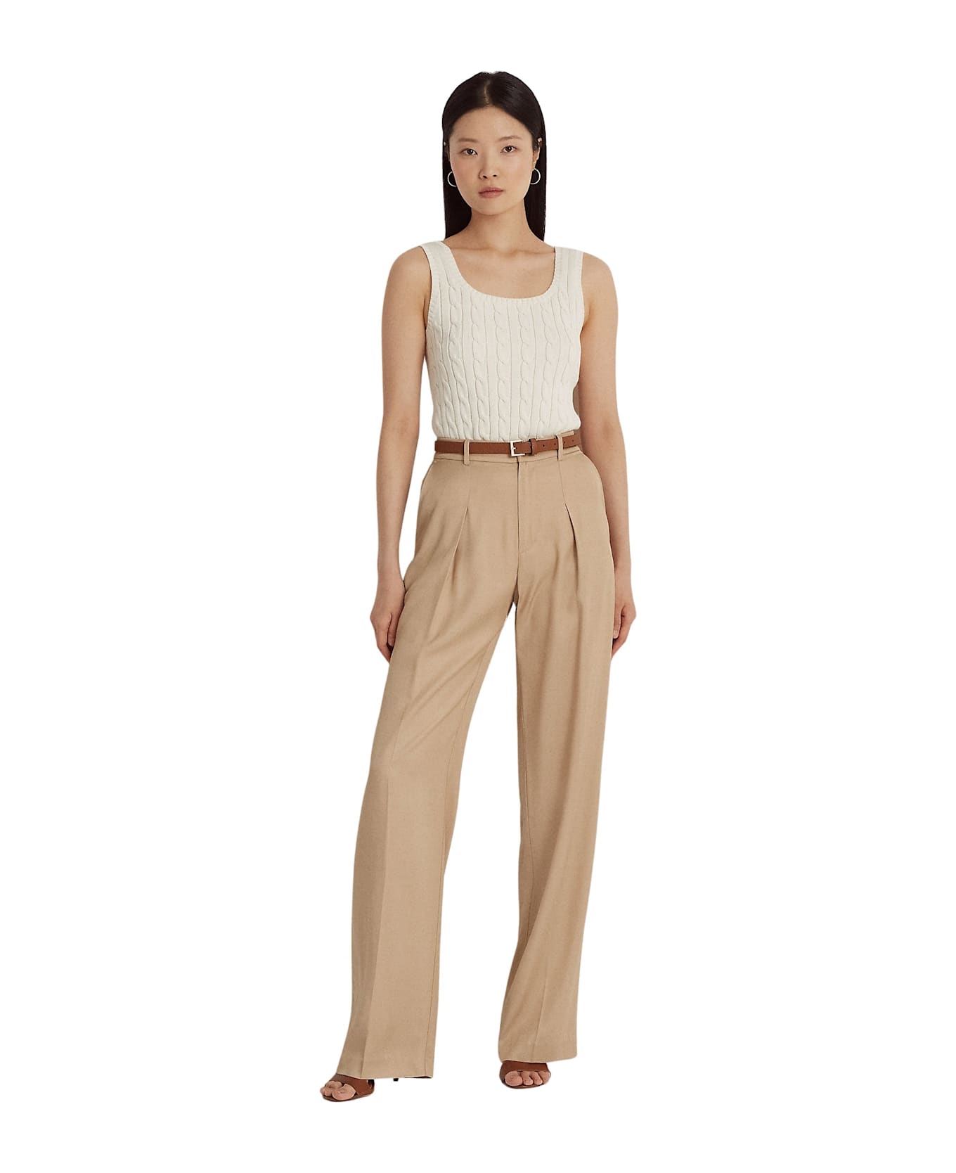 Ralph Lauren Riduan Sleeveless Pullover - Mascarpone Cream