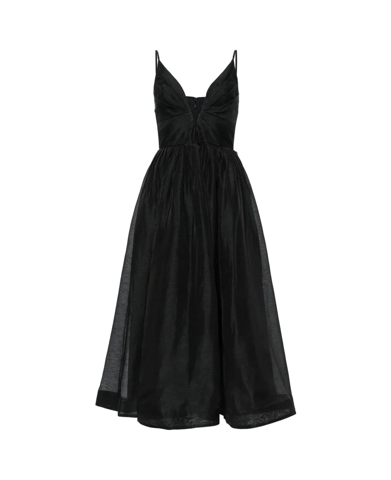 Zimmermann Abito Bretelline - Blk Black