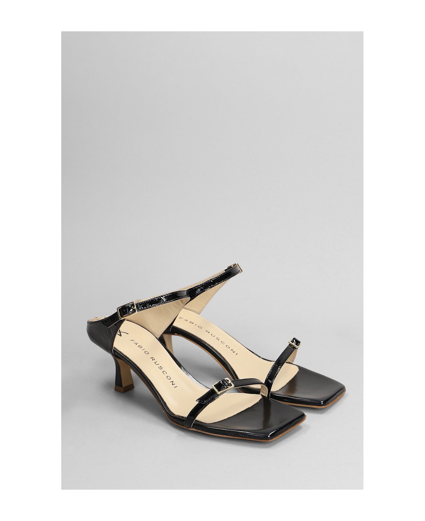 Fabio Rusconi Sandals In Black Leather - black