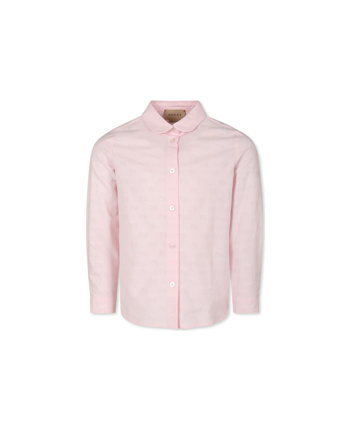 Gucci Pink Shirt For Girl - Pink