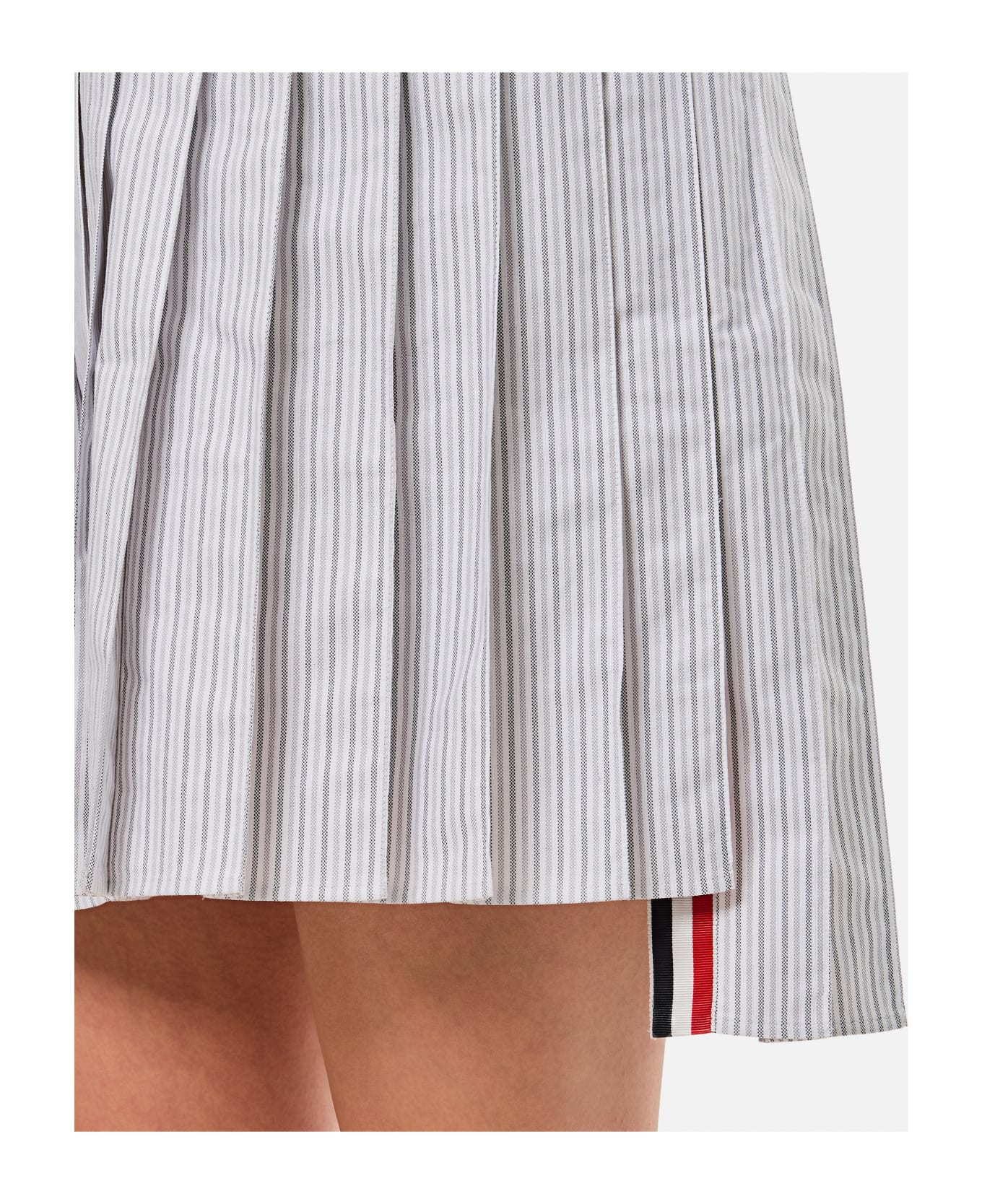 Thom Browne Oxford Stripe Oversized Shirtdress - Grey