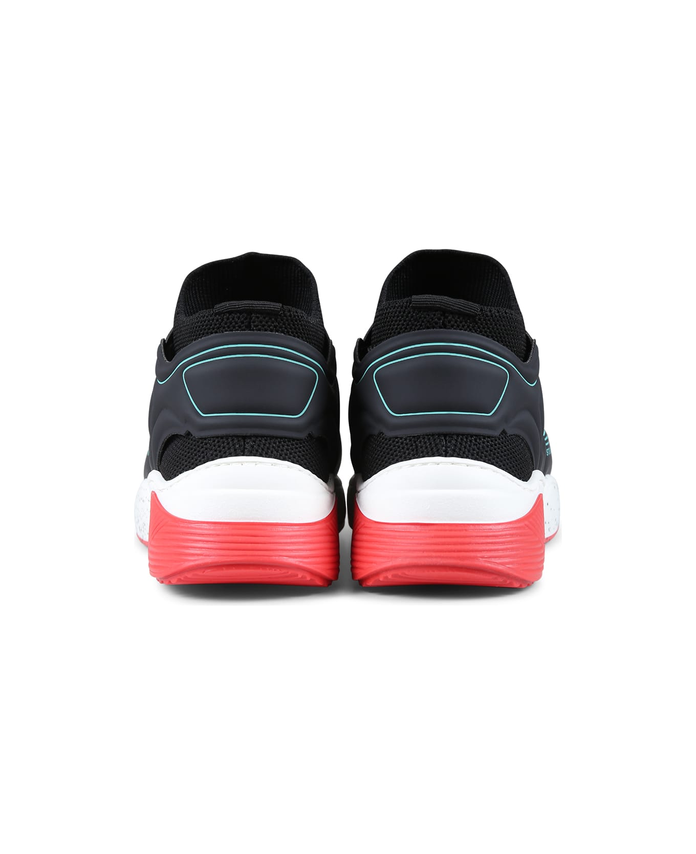 Stella McCartney Kids Black Sneakers For Boy With Logo - Black