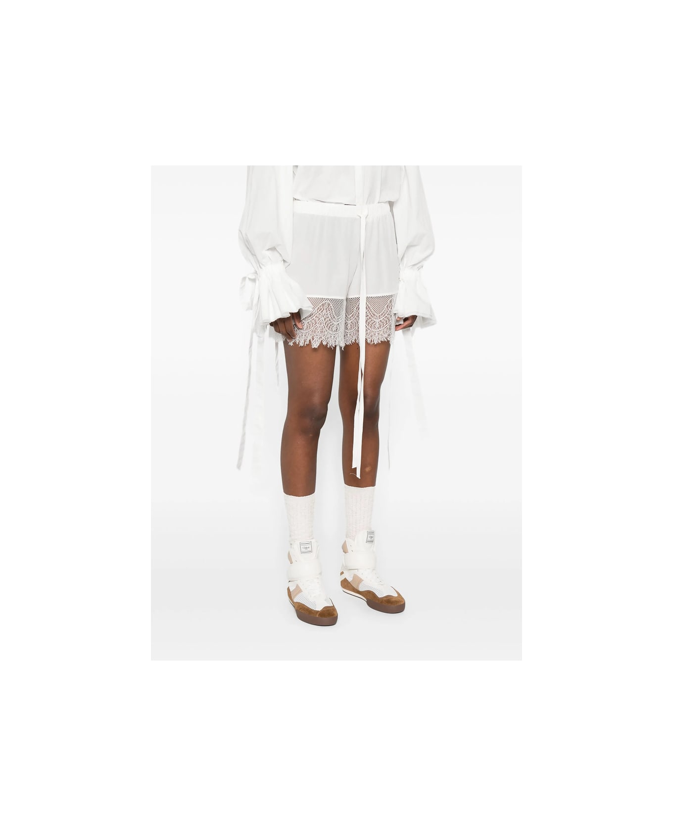 Ann Demeulemeester Short - WHITE